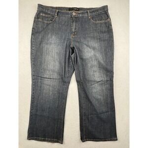 Venezia Denim Jeans Womens 20 Petite Straight Leg Casual Boho